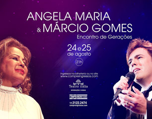 Ângela Maria e Márcio Gomes